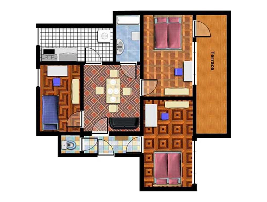 Apartments Vorsilska براغ الغرفة الصورة